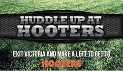 NFL試合をHOOTERSで観戦！